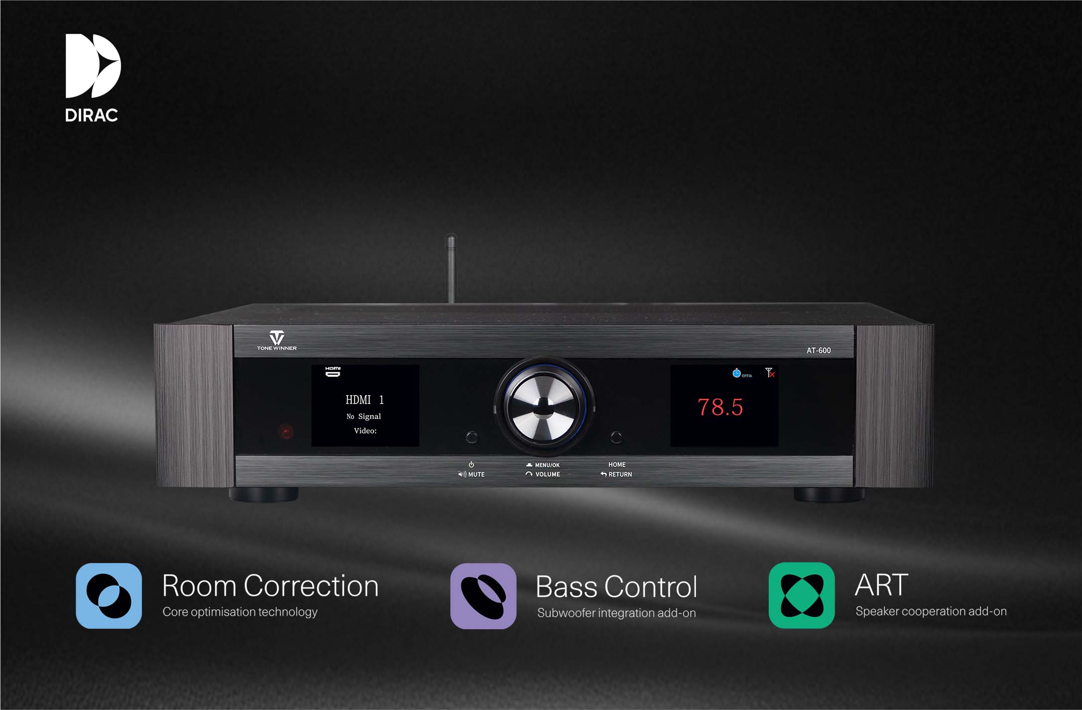 Tonewinner Audio obtiene la certificación Dirac Live