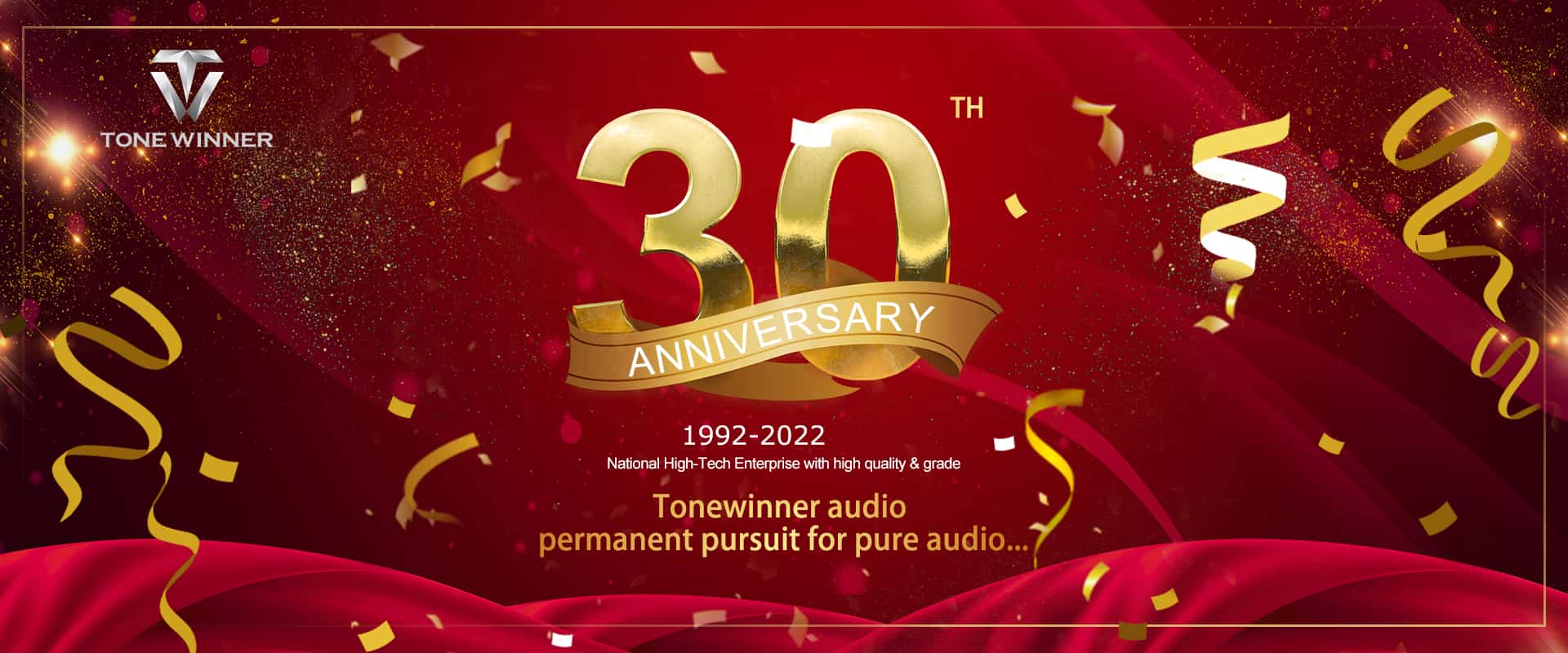 Celebración del 30 aniversario de Tonewinner, ¡felicidades!
